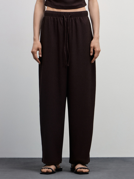 брюки женские Zarina 4327204704-27, размер M (RU 46), цвет тёмно-коричневый брюки женские, 4327204704 - фото 2