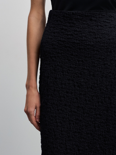 Юбка миди из фактурной ткани Zarina 4327215215-50, размер L (RU 48), цвет черный Юбка миди из фактурной ткани, 4327215215 - фото 6