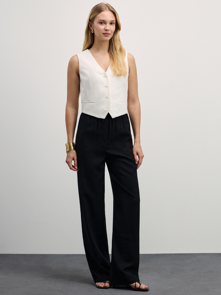 брюки женские Zarina 4327227727-50, размер L (RU 48), цвет черный