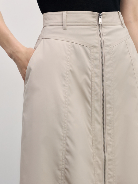 юбка женская Zarina 4327332232-63, размер XS (RU 42), цвет темно-бежевый/песочный юбка женская, 4327332232 - фото 5