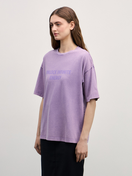 футболка женская Zarina 4327572472-87, размер XS (RU 42), цвет лаванда футболка женская, 4327572472 - фото 4