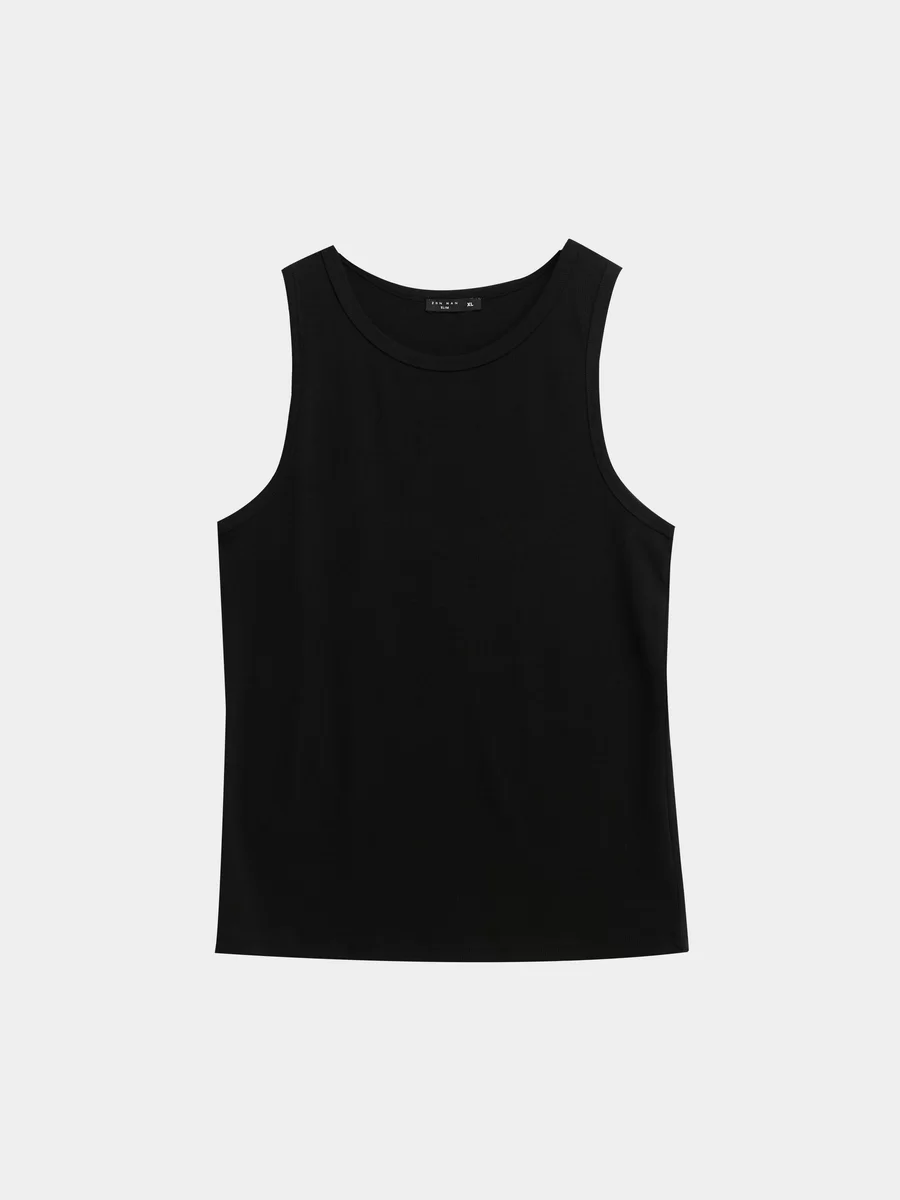 Майка slim fit в рубчик M_TANK1-50 - фото 8