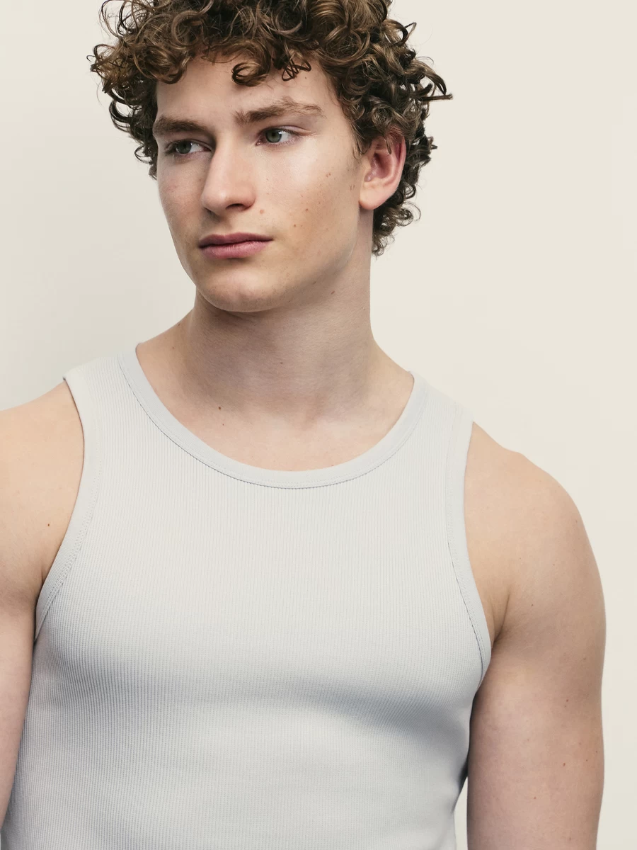 Майка slim fit M_TANK_04_25-30 - фото 6