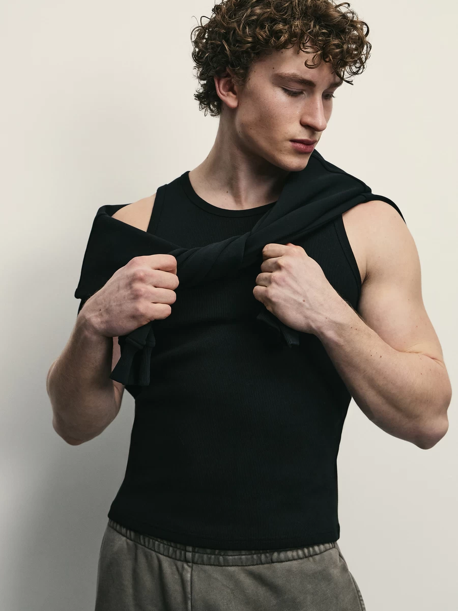 Майка slim fit M_TANK_04_25-50 - фото 2