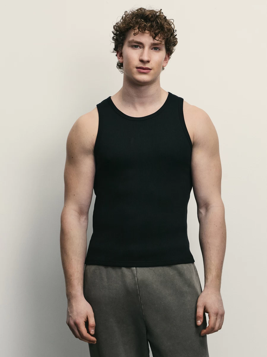 Майка slim fit M_TANK_04_25-50 - фото 3
