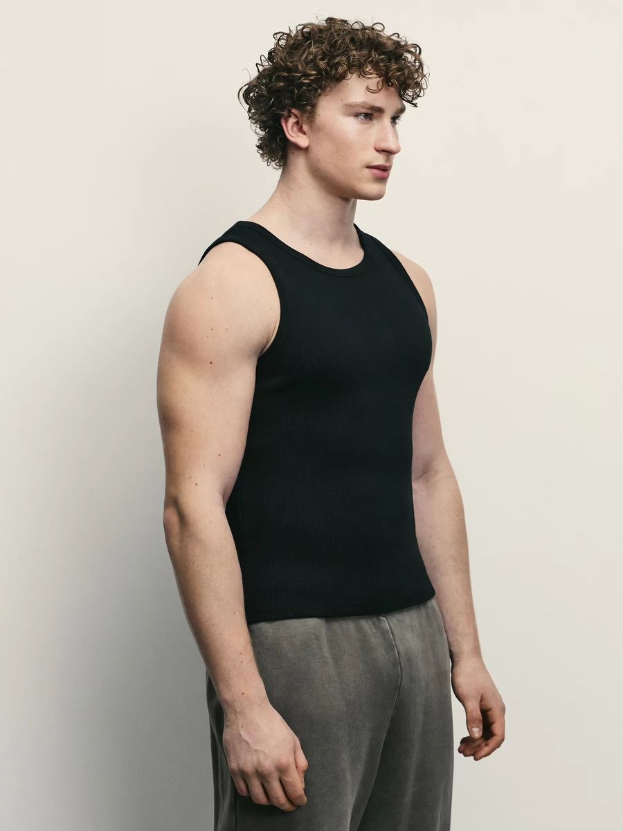 Майка slim fit M_TANK_04_25-50 - фото 4