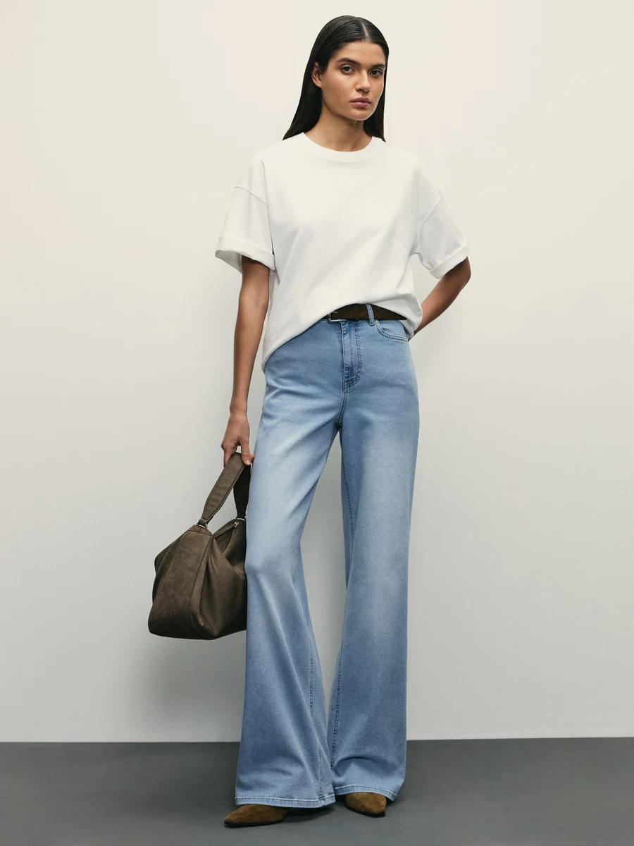 Базовая футболка оверсайз из хлопка W_OVERSIZE4-1 - фото 2