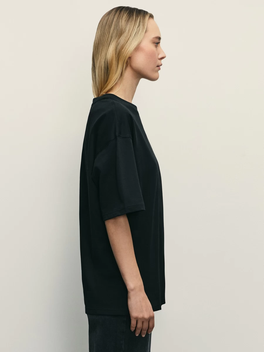 Базовая футболка оверсайз из хлопка W_OVERSIZE4-50 - фото 4