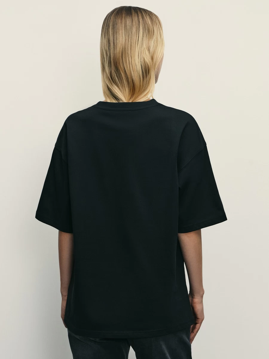 Базовая футболка оверсайз из хлопка W_OVERSIZE4-50 - фото 5