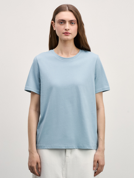футболка женская Zarina W_REGULAR2-163, размер XL (RU 50), цвет лазурный футболка женская, W_REGULAR2 - фото 3