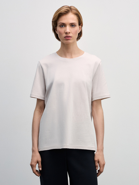 футболка женская Zarina W_REGULAR2-60, размер XS (RU 42), цвет молочный футболка женская, W_REGULAR2 - фото 3