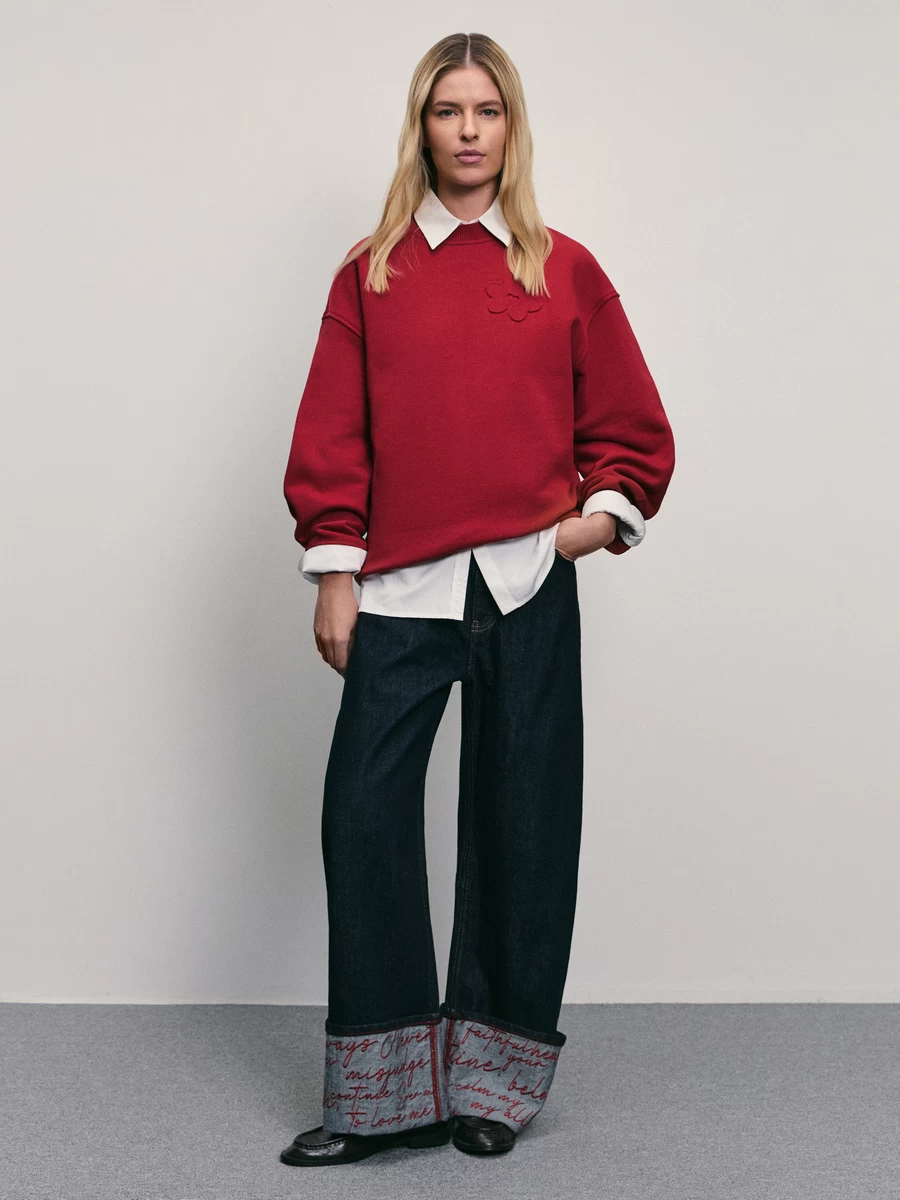 Marin☆*　0331 Вязаный джемпер из вискозы ZR2511013304-39 - купить в