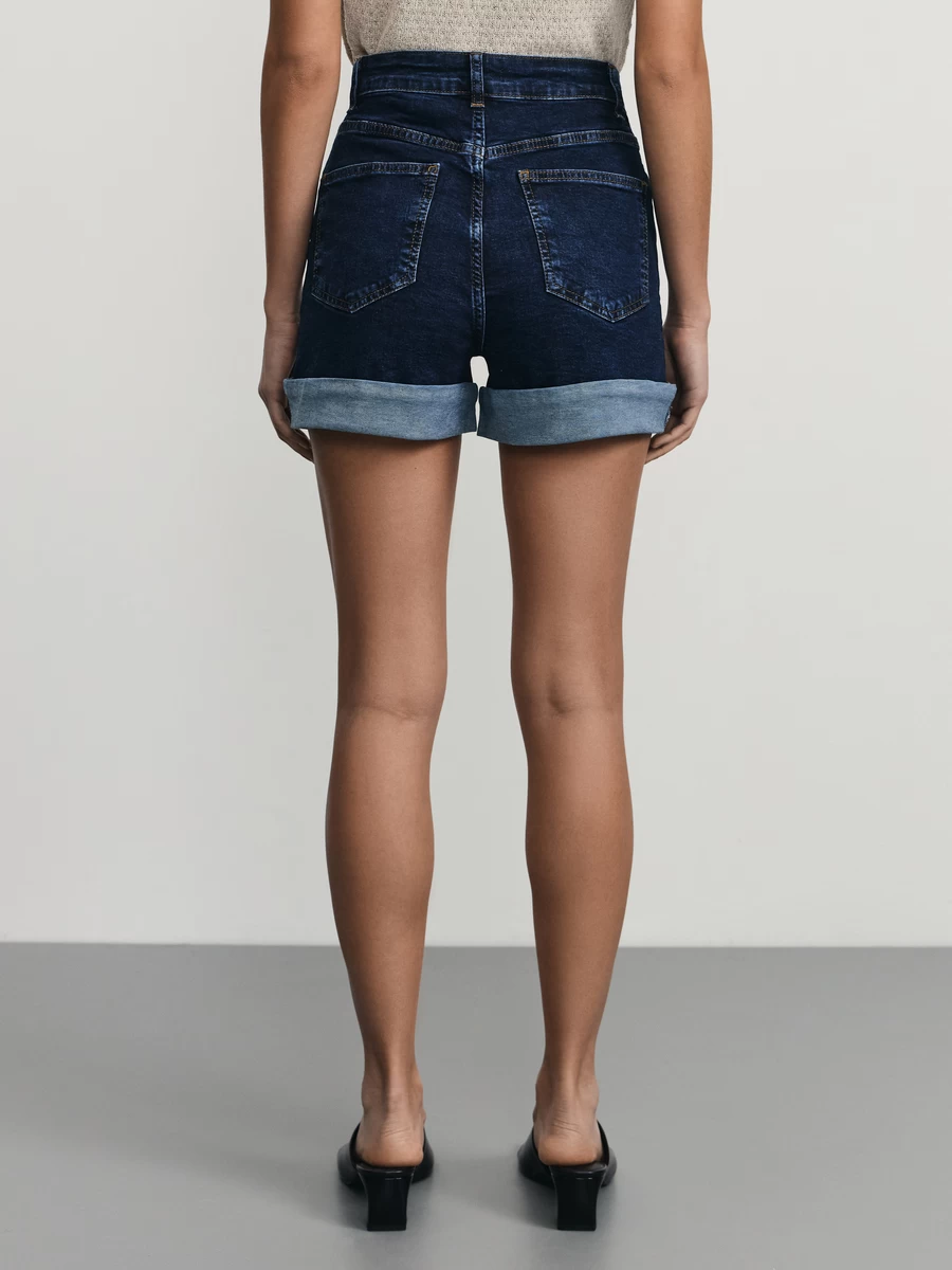 Джинсовые шорты mom fit ZR2505092361-104 - фото 5
