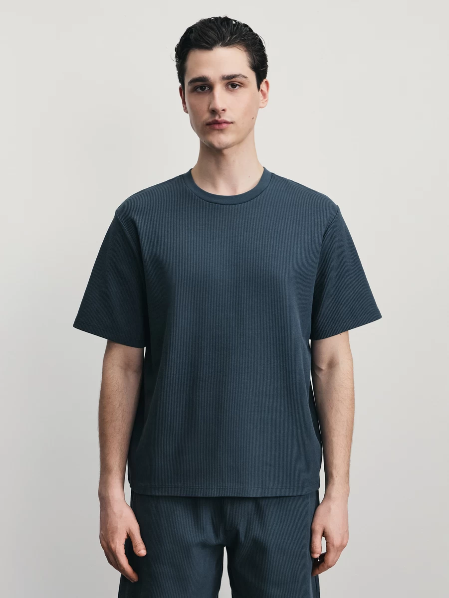 Футболка из 100% хлопка relax fit ZR2506043402-162 - фото 3