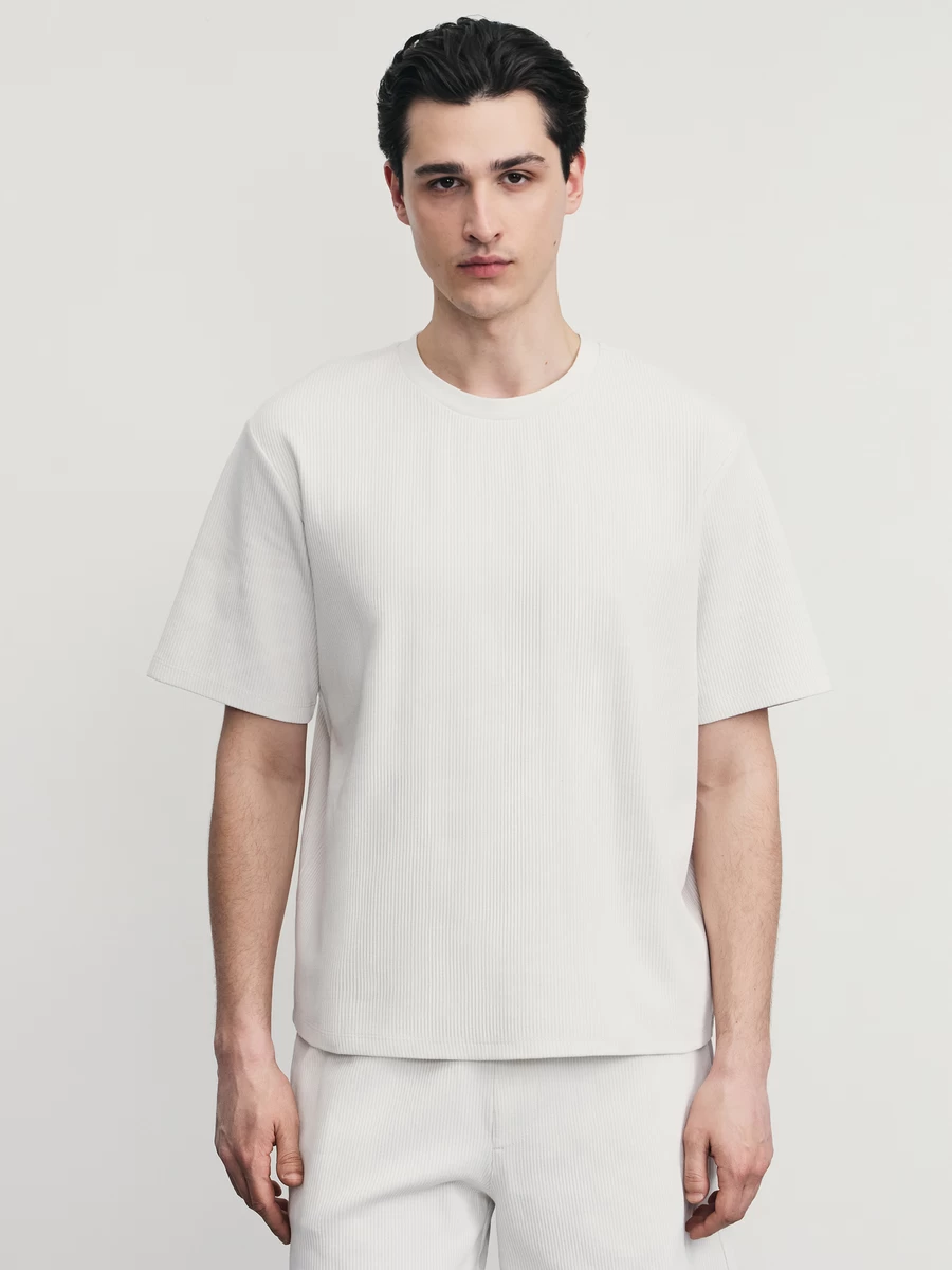 Футболка из 100% хлопка relax fit ZR2506043402-2 - фото 3