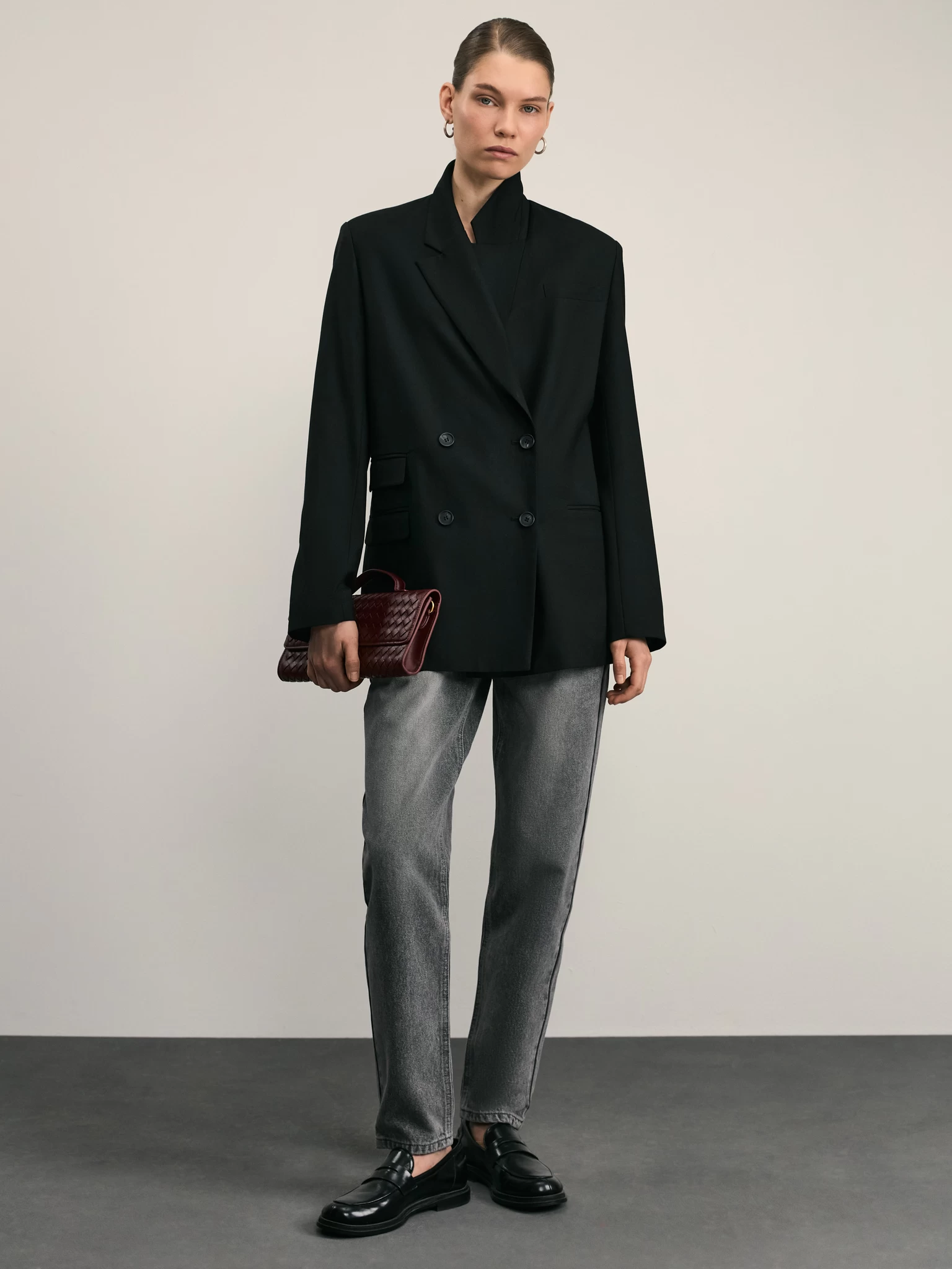 Джинсы mom fit с высокой посадкой ZR2503092311-108 - купить