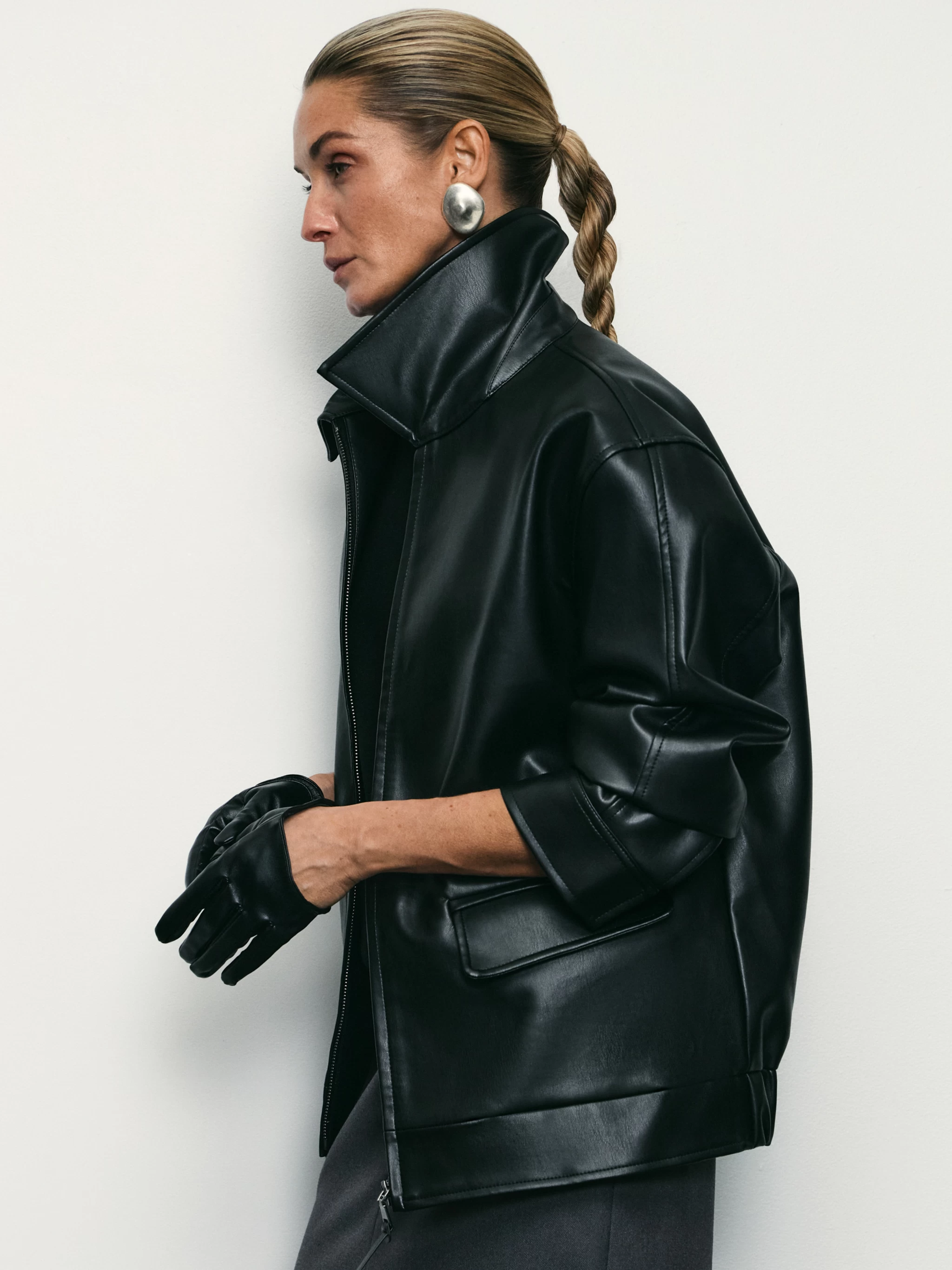 Куртка из искусственной кожи ZR2503102209-50 - купить в интернет