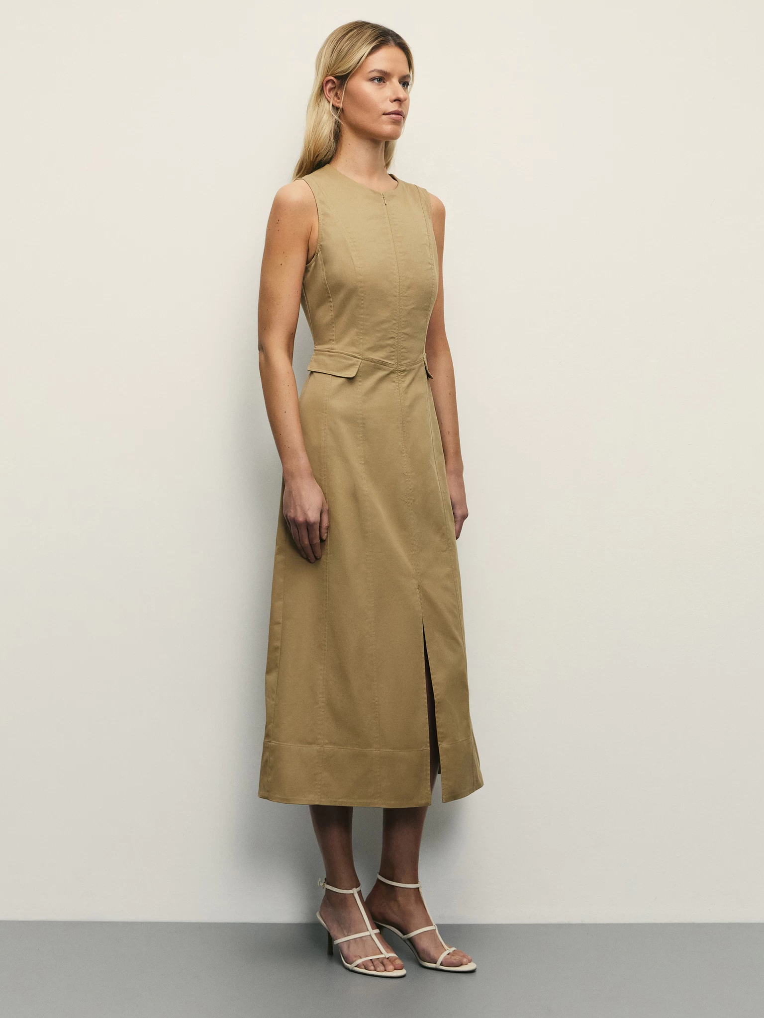 Riho　0324 Платье миди с разрезами ZR2508032905-27 - купить в интернет