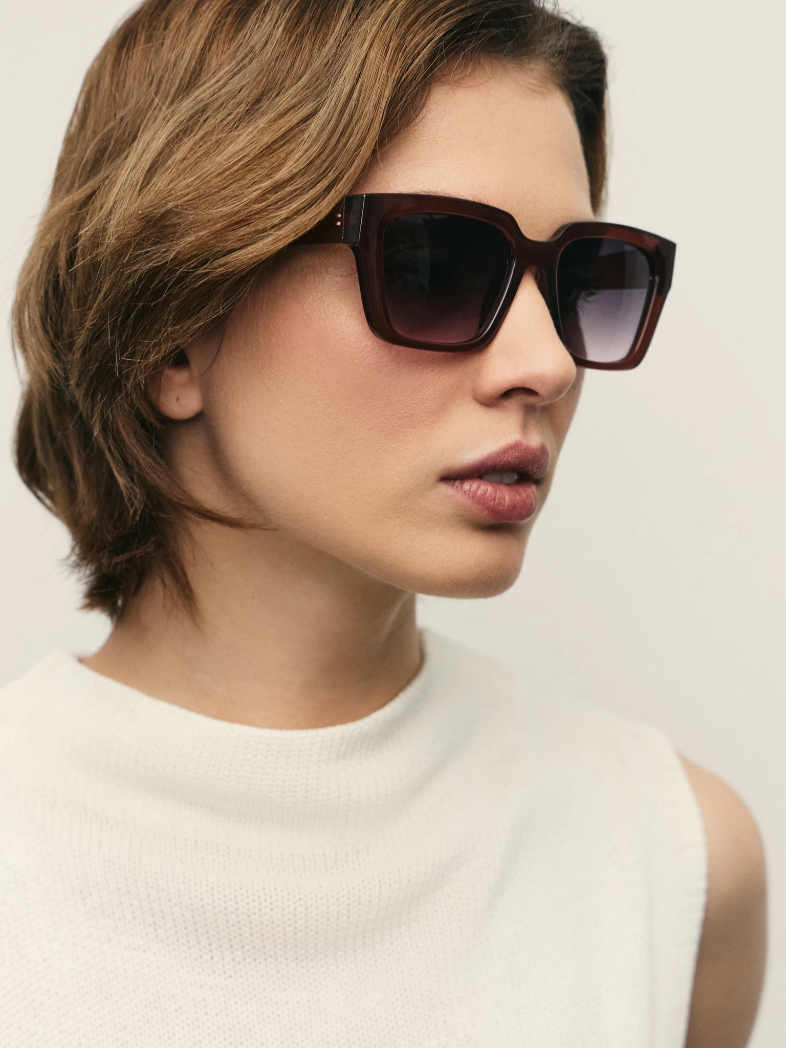 Cолнцезащитные очки в цветной пластиковой оправе ZR2504061505-20