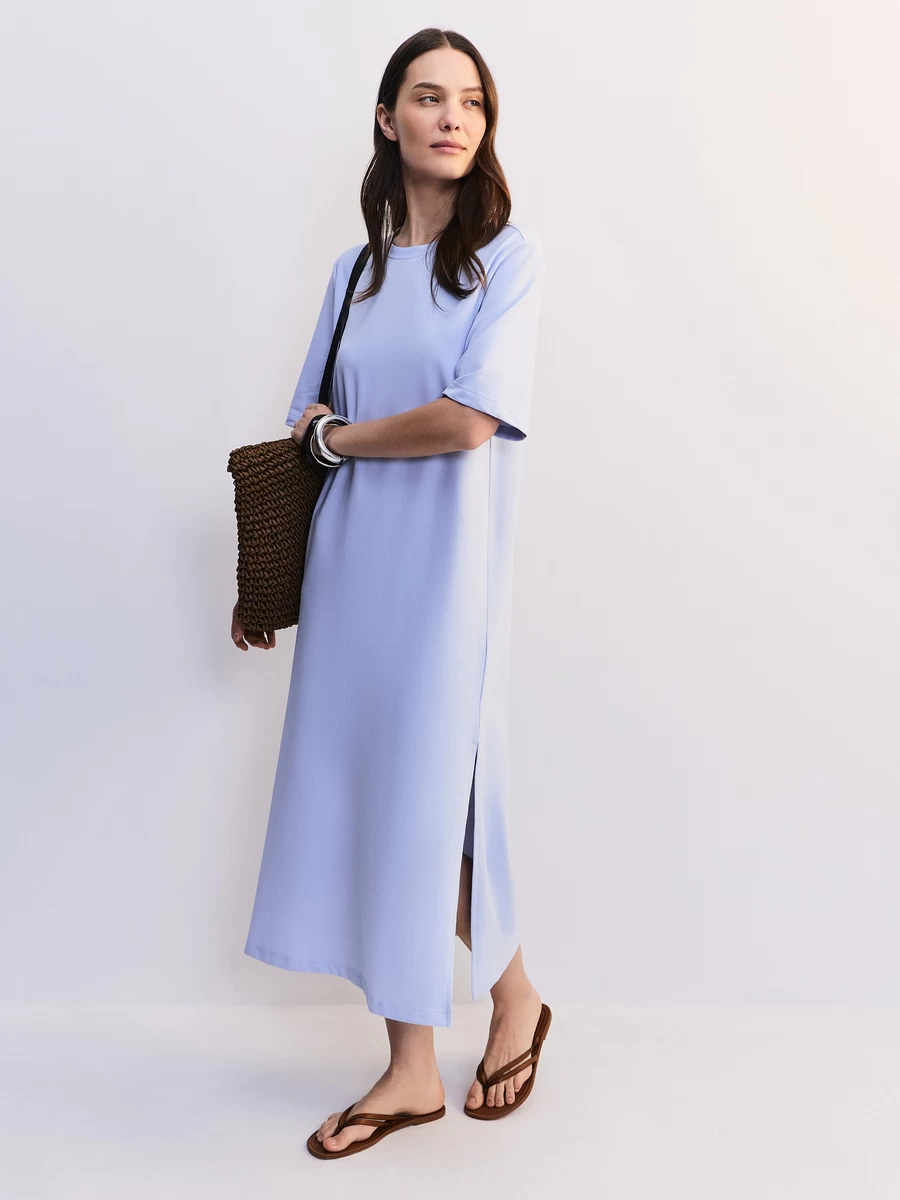 Платье-футболка из хлопка