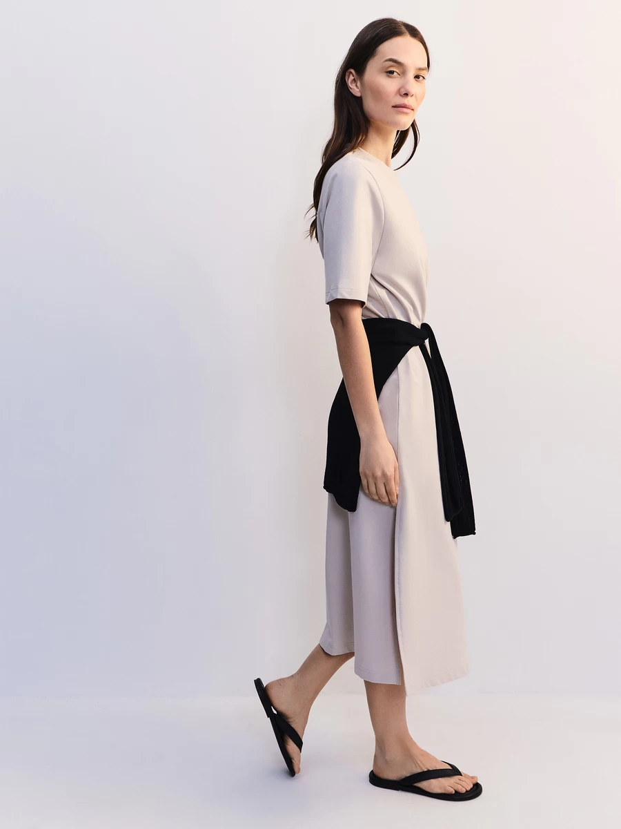 Платье-футболка из хлопка