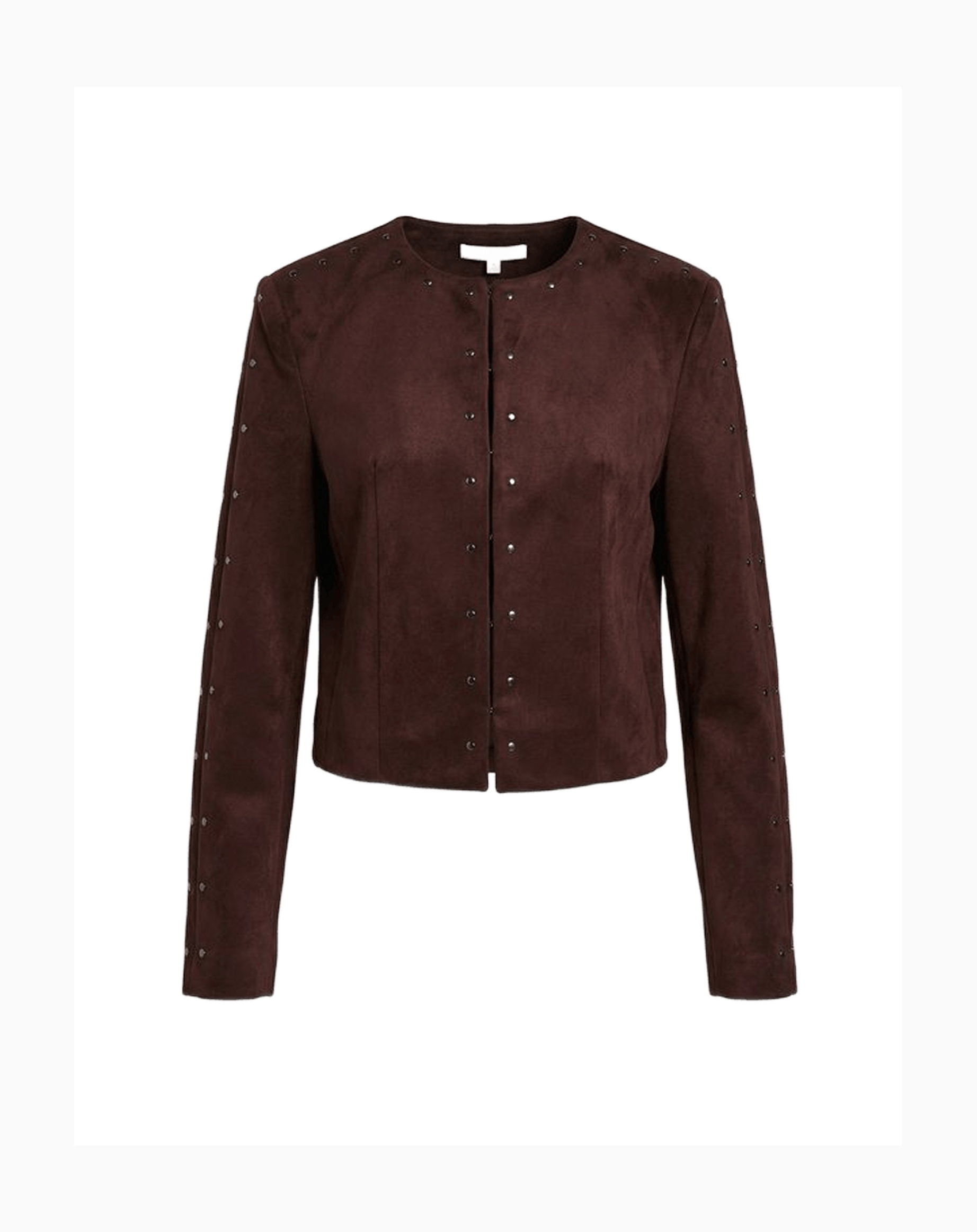 Жакет замшевый с заклепками